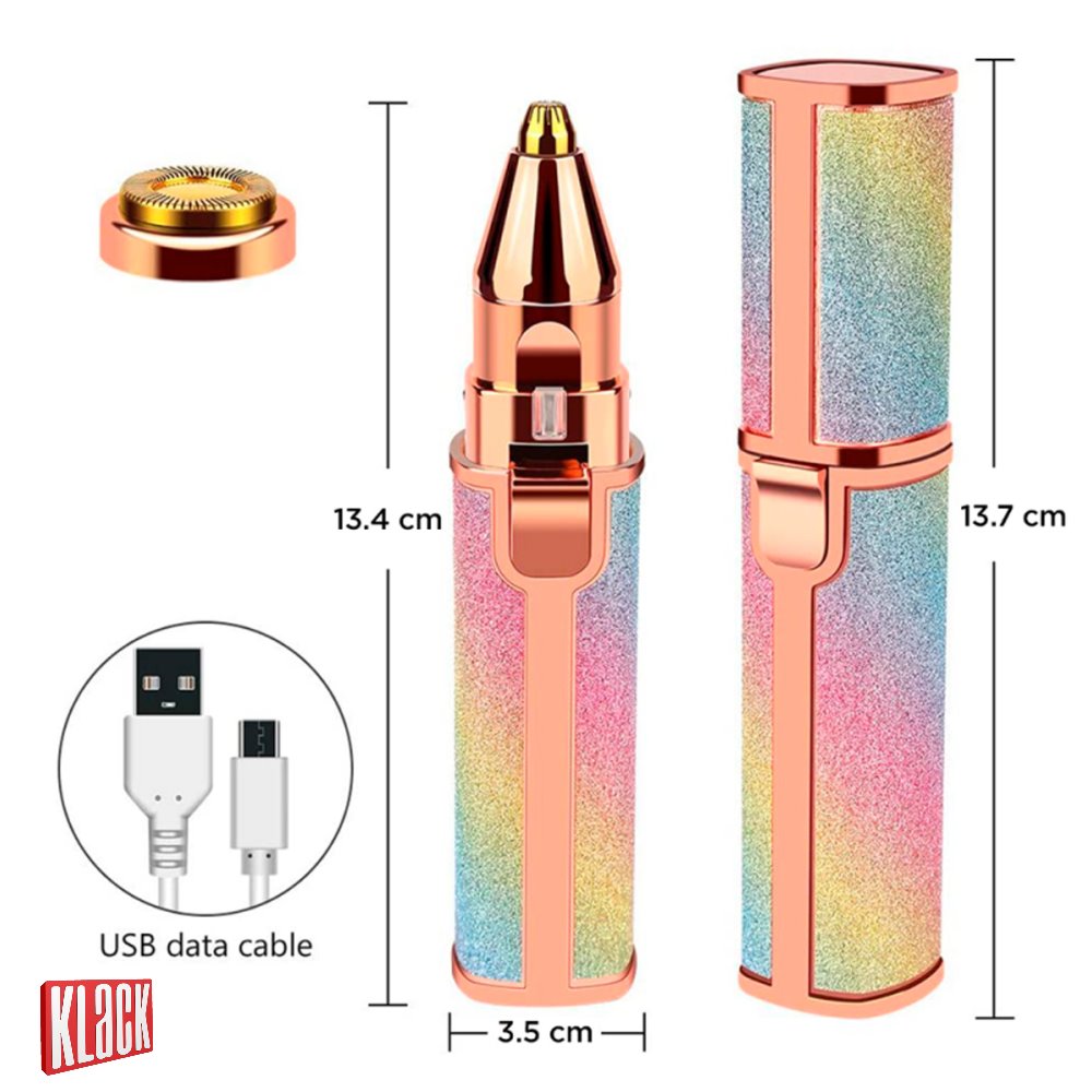 DEPILADOR FACIAL DOBLE MULTIPLE FUNCIONE  /  PAGAS EL PRODUCTO AL RECIBIR