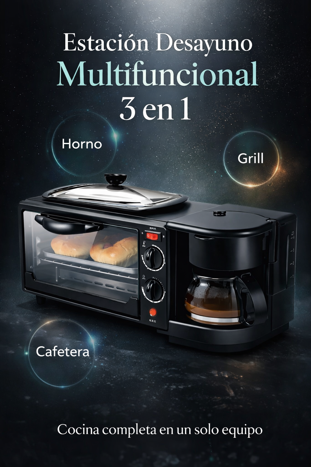 🔥 HORNO 3 en 1