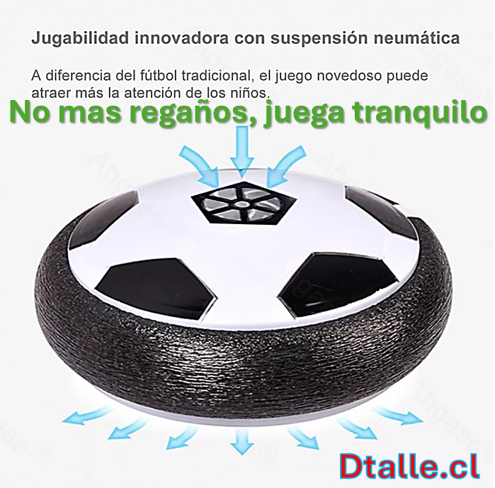 Pelota Plana De Fútbol Flotante Led / PAGAS TU PRODUCTO AL RECIBIR