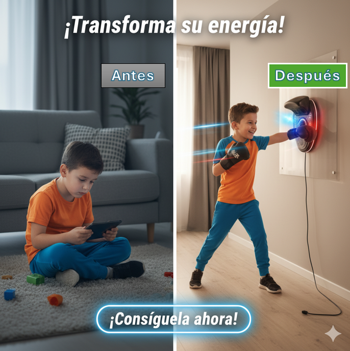 Maquina De Boxeo de niño Con Guantes / PAGA TU PRODUCTO AL RECIBIR. NO ANTES