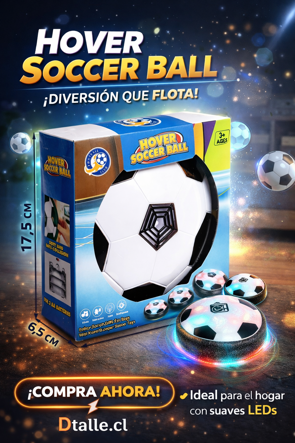 PELOTA FUTBOL FLOTANTE