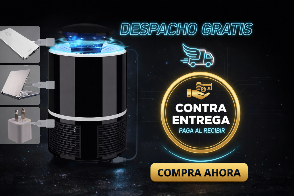 💫 LÁMPARA ATRAPA MOSQUITOS