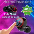 M88 PLUS POWER BANK CON AURICULARES