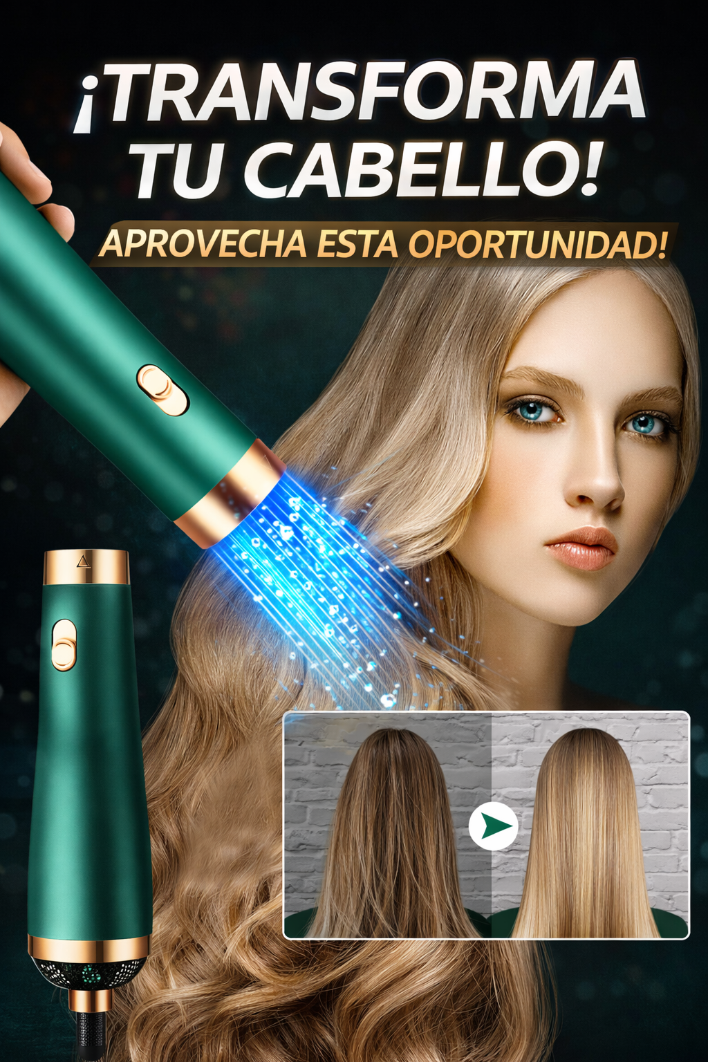 CEPILLO SECADOR 3 EN 1