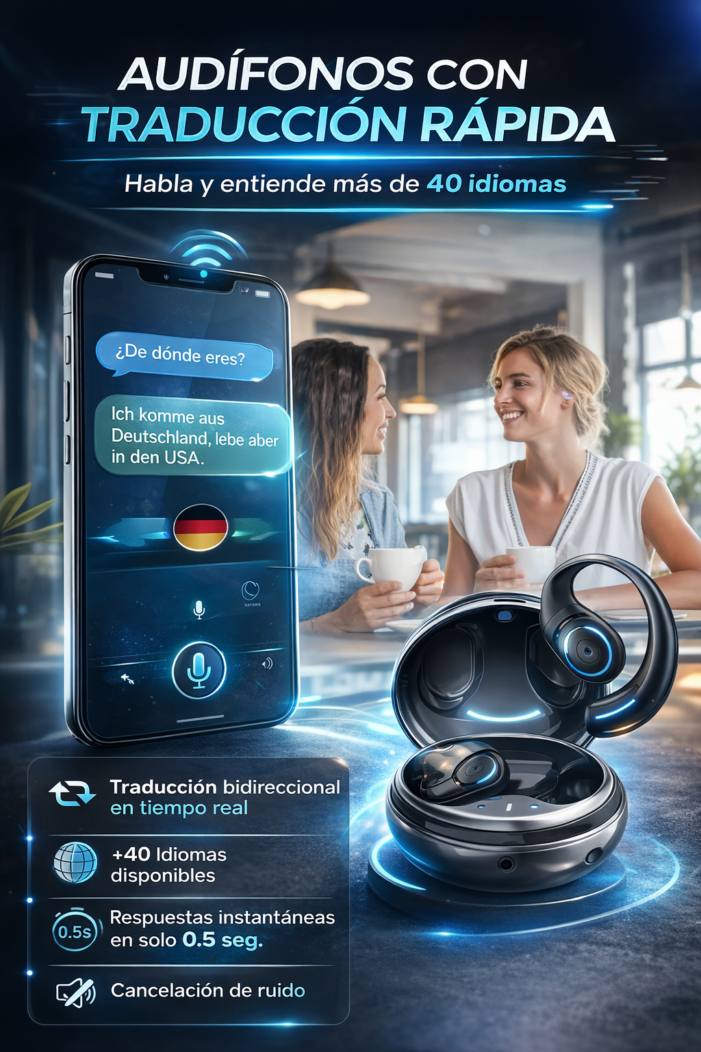 AUDIFONOS TRADUCTORES