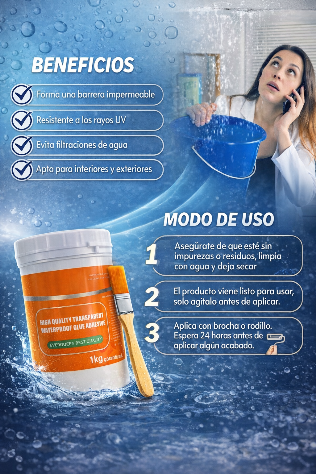 Sellador Impermeable 1Kg