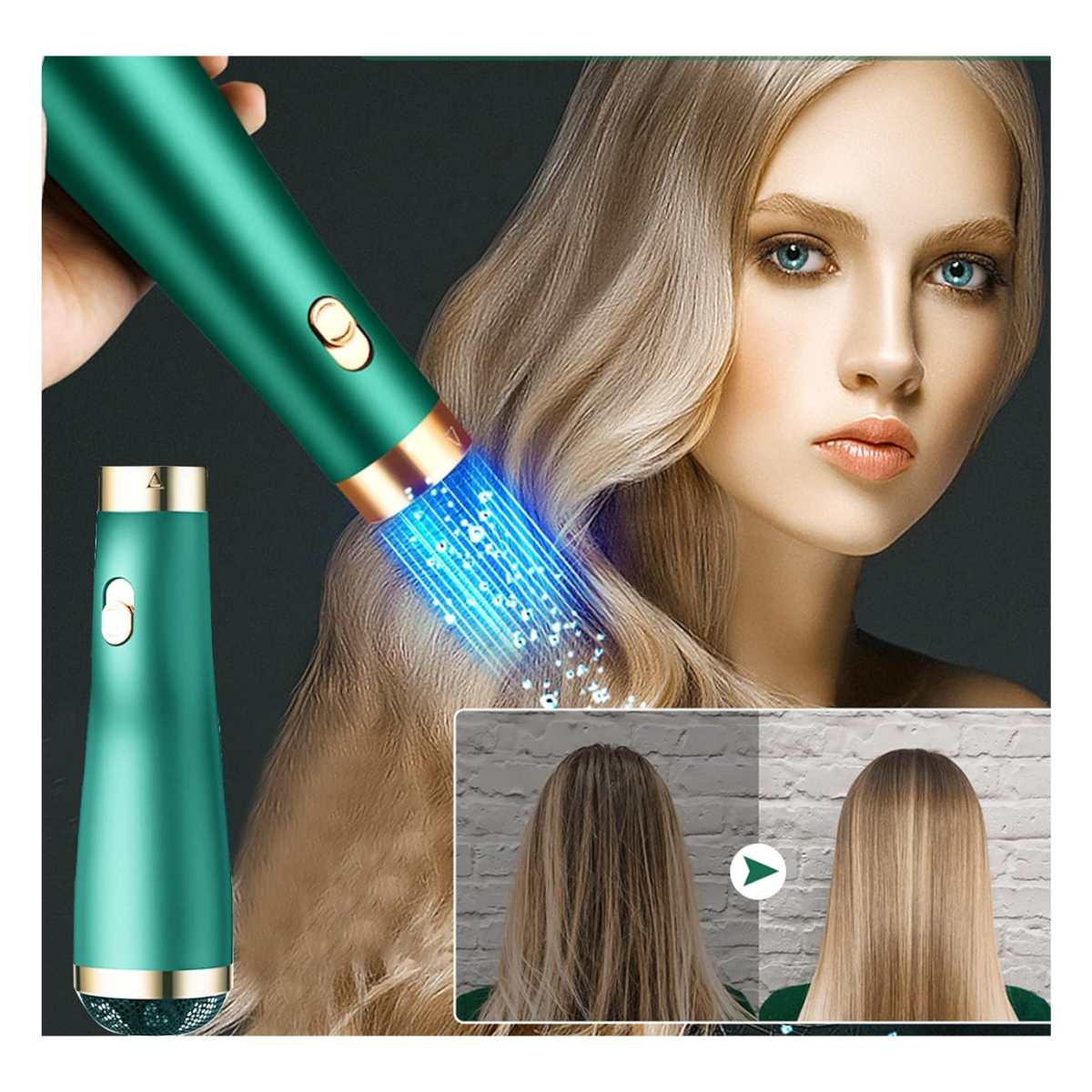 CEPILLO SECADOR. RISADOR, PEINE 3 EN 1